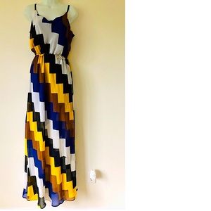 Chevron Maxi Dress